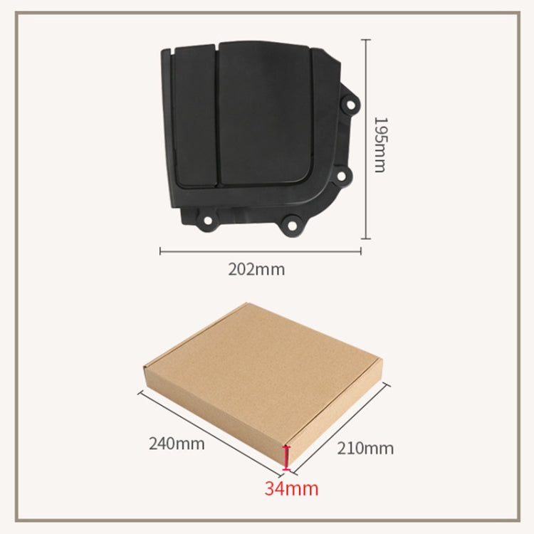 For BMW 3 Series E93 Left Driving Car Convertible Rear Platform Right Hinge Cover Folding Cover 5437 7175 480, Left Side For BMW 3 Series E93 Left Driving Car Convertible Rear Platform Right Hinge Cover Folding Cover 5437 7175 480, Left Side